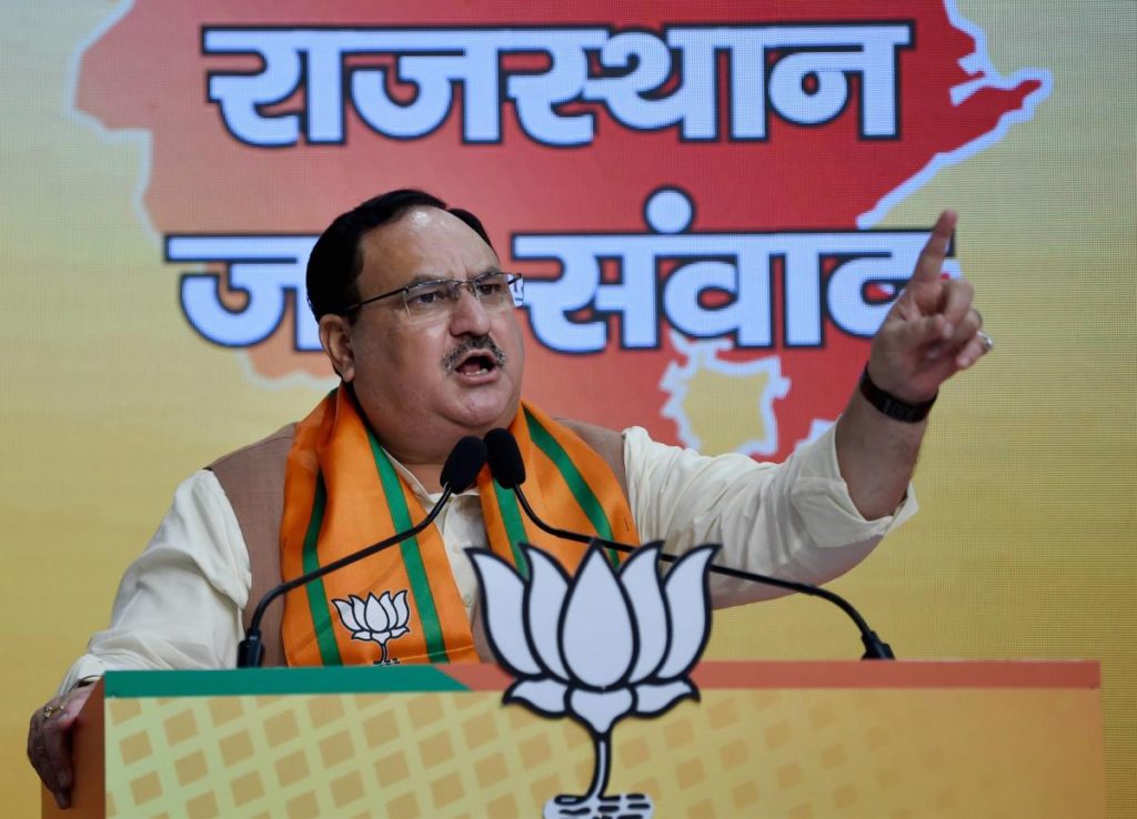 BJP president J P Nadda